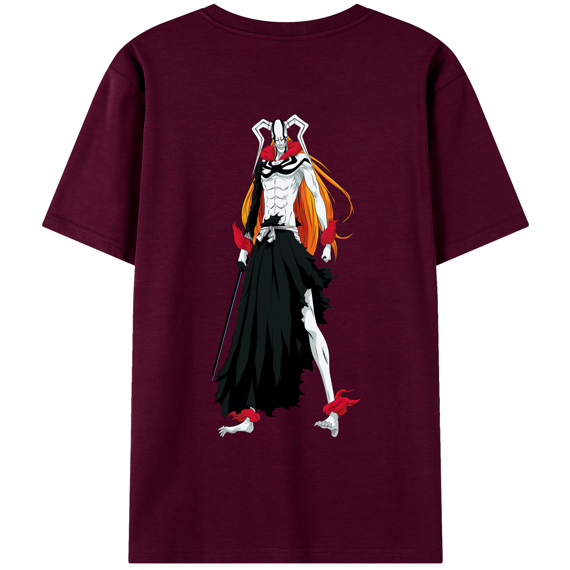 （画像用） ブリーチ 黒崎一護（くろさき いちご）BLEACH Kurosaki Ichigo レディース半袖Tシャツ(バックプリント)